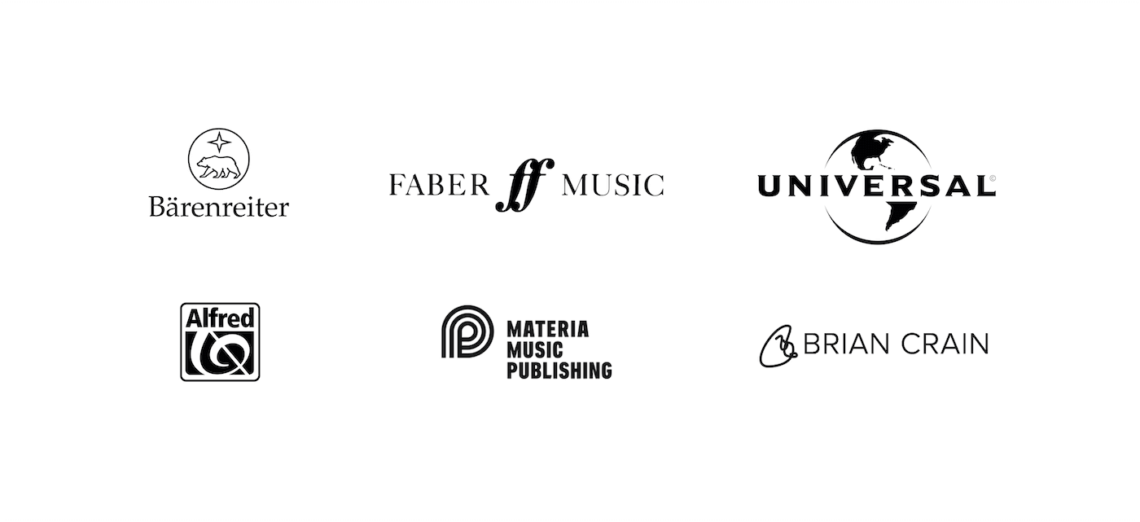 Logos of cooperating publishing companies